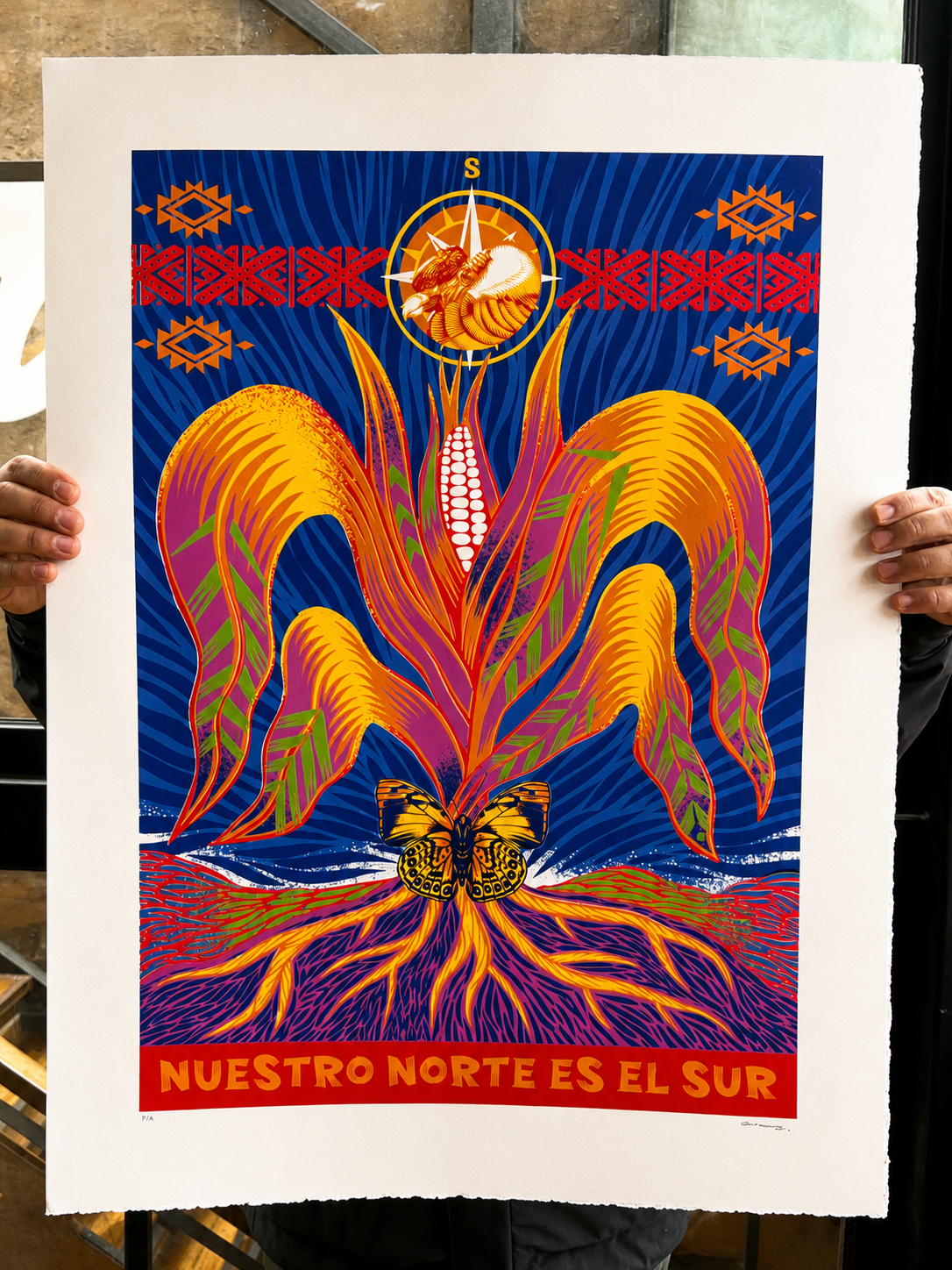 Nuestro Norte es el sur maíz (Our north is the South corn)-Guache