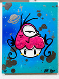 Era y Fco Fondo - Azul oscuro (Era and Fco dark blue background) - Fco