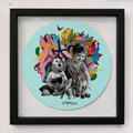 Niña y gato (girl and cat)- Worm
